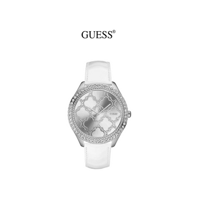 Guess&reg; Women's Majestic Silver Dial Watch