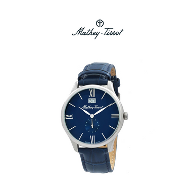 Mathey Tissot&reg; Men's Edmond Blue Dial Watch
