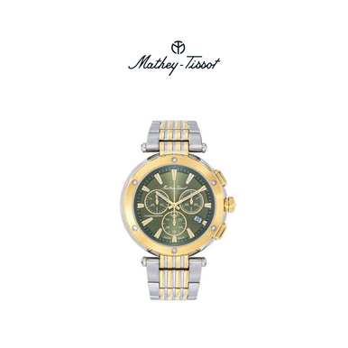Mathey Tissot® Men's Neptune Chrono Dial Watch