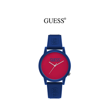 Guess® Men's Classic Red Dial Watch