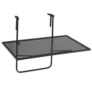 Balcony Railing Table with Folding Deck Tab
