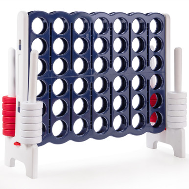 3.5-Foot-Tall Jumbo 4-to-Score Giant Game Set with 42 Rings