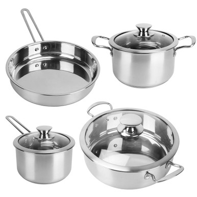 NewHome&trade; Stainless Steel Cookware Set