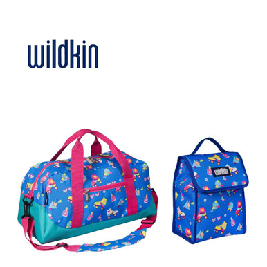 Wildkin® Rad Roller Skates Overnighter Duffel Bag and Lunch Bag