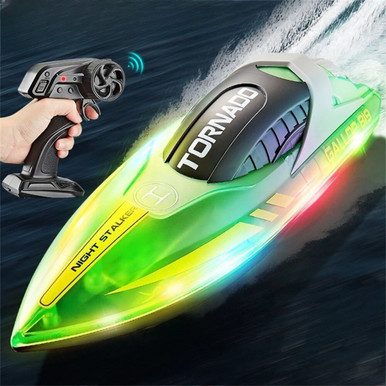 Remote Control Boat with LED Lights