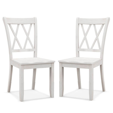 Farmhouse Wooden Dining Chairs (Set of 2)