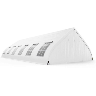 20 x 40-Foot Peach-Shaped Party Tent Canopy with Zipper Doors