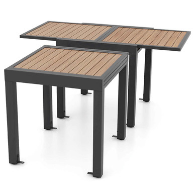 31.5-63-Inch Extendable Patio Table for 4-6 People