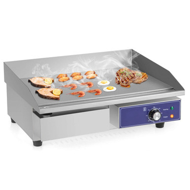 2000W Commercial Stainless Steel Grill with Adjustable Temp Control