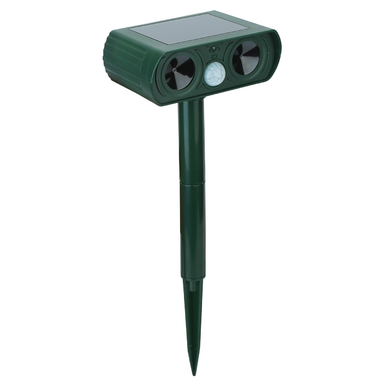 Solar Ultrasonic Animal Repeller with Motion Sensor (1- or 2-Pack) - Ultrasonic Animal Repeller 1-pack