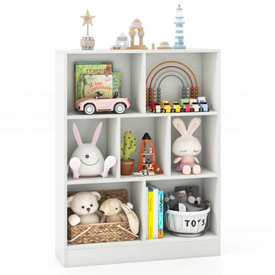 Kids' 41-Inch 7-Cube Freestanding Bookcase