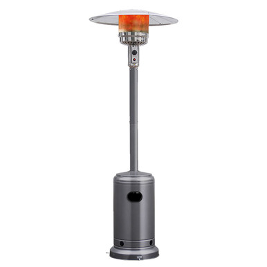 50,000-BTU Steel Propane Patio Heater with Trip-over Protection
