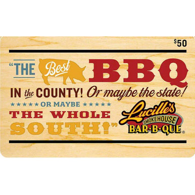 Lucille's Smokehouse Bar-B-Que - $50 eGift Card [Digital Delivery]