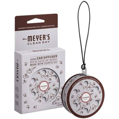 Mrs. Meyer's Clean Day Scented Card Diffuser, Lavender, 0.21 oz. (3-Pack)