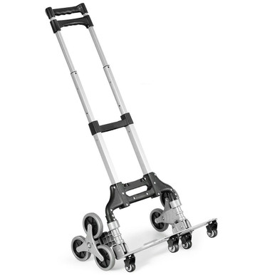 Portable Folding Stair Climbing Hand Truck with Elastic Strap