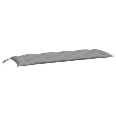 Garden Bench Cushion Gray 59.1"x19.7"x2.8" Oxford Fabric