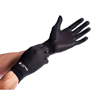 Copper Joe® Copper-Infused Full-Finger Compression Arthritis Gloves (1-Pair) - Small