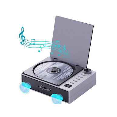 Rechargeable Small Compact Retro CD Portable Player with Bluetooth Speakers