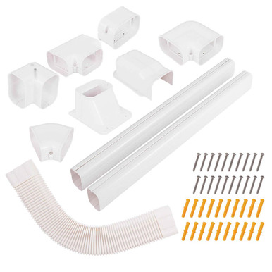 4-Inch-Wide Mini Decorative PVC Slim Line Cover Kit