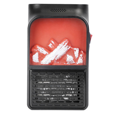 800W Plug-in Space Heater Electric Wall Outlet