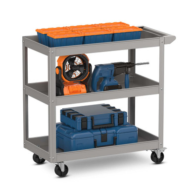 3-Tier Rolling Metal Utility Cart