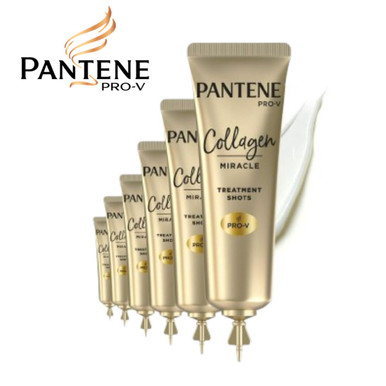 Pantene Pro-V Collagen Miracle Treatment Shots, 12mL (6-Pack)