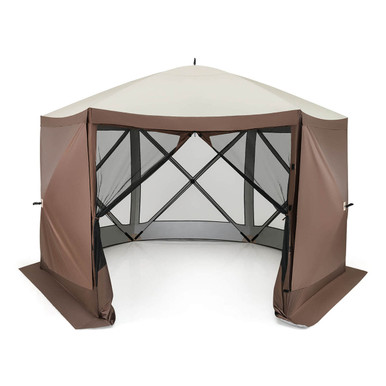 11.5 x 11.5-Foot Pop-up Gazebo with Mesh Netting Walls