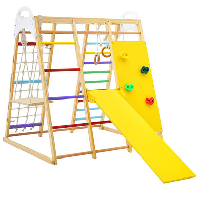 8-in-1 Jungle Gym Playset with Monkey Bars