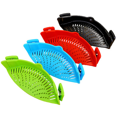 Clip-on Silicone Pot Strainer (2-Pack)
