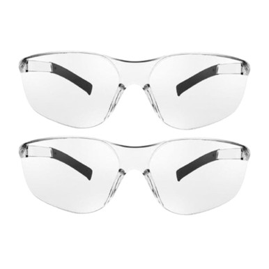 Safety Glasses with ANSI Z87.1 Anti-Scratch Lens (2-Pack) - 2 Clear