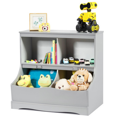 Multi-Functional Bookcase and Toy Storage