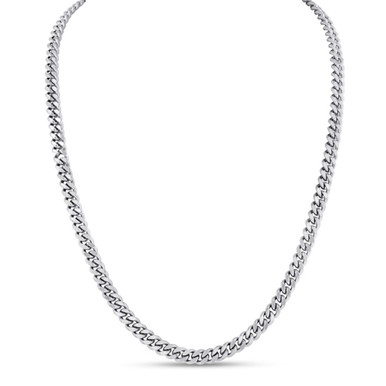 Men's Stainless Steel 20-inch Curb Chain