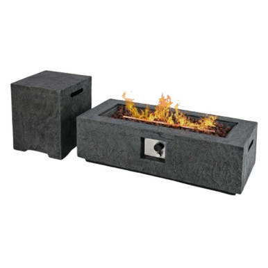 42.5" Magnesium Oxide Propane Gas Fire Pit