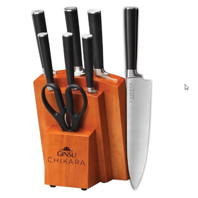 Ginsu 8-Piece Knife Set with Block