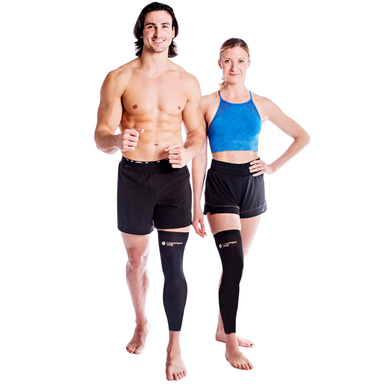 Copper Joe® Copper Infused Full Leg Compression Sleeve - Compression Full Leg Sleeve - S