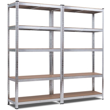 72-Inch 5-Tier Storage Rack (2-Pack)