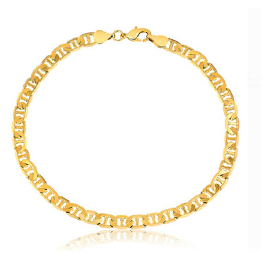 Flat Mariner 18K Gold Filled 10" Anklet