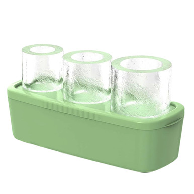 Silicone Cylinder Ice Mold Cube Tray for Tumbler Cup