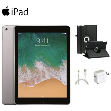 Apple iPad 6 Bundle, 32GB, Wi-Fi Only, MR7F2LL/A (2018 Release)