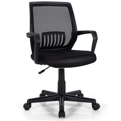 Height Adjustable Mid-Back Mesh Chair