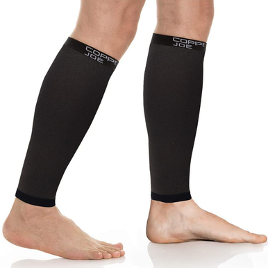 Copper Joe® Copper Infused Calf Compression Sleeves (Set of 2) - Small