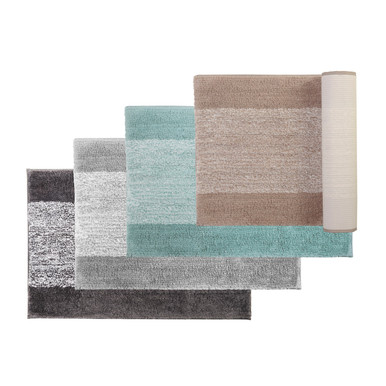 Bibb Home® Ombre Shag Bath Rug (1- or 2-Pack) - DailySteals