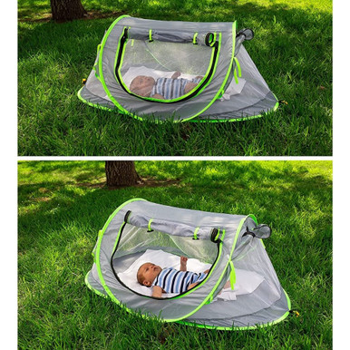 Zone Tech® Portable Baby Camping Bed With Mosquito Net