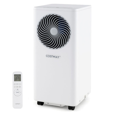 8200/10000 BTU Portable Air Conditioner with 3 Fan Speeds and 4 Modes - 10000BTU