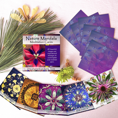 Nature Mandala Meditation Cards