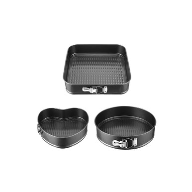 3-Piece Nonstick Springform Cake Pans