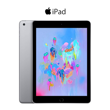 9.7" Apple iPad 6th Gen - 128GB, Wifi Only