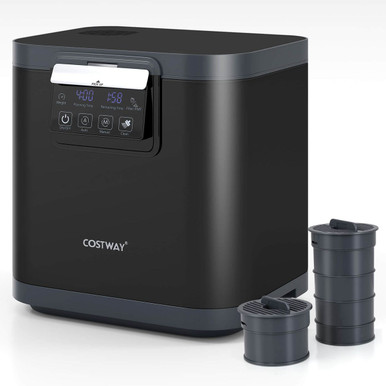 4L Electric Composter with 2 Carbon Filters