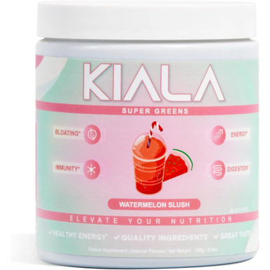 Kiala Nutrition Organic Super Greens Powder with Spirulina & Chlorella