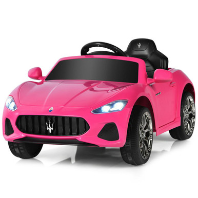12V Kids' Maserati GranCabrio Licensed Ride-On Car with Remote Control